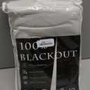 MIULEE 100% Blackout Linen Textured Curtains for Bedroom Solid Thermal Insulated Natural Beige Grommet Room Darkening Curtains & Drapes Luxury Decor for Living Room Nursery 52 x 84 Inch (2 Panels)