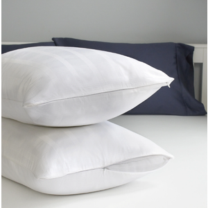 Sealy LUXURY COTTON Zippered Pillow Protector 19.5"x26" White S