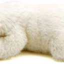 TAMMYFLYFLY Sleep Polar Bear Plush,Cute Stuffed Animal, Plush Toy, 14 Inches Soft Toy (Medium)
