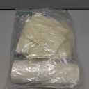 175 Pcs Ivory Paper Plates and Napkins, Beige Party Supplies Include Scalloped Cream Plates Napkin Cup Plastic Cutlery for Wedding, Bridal&Baby Shower, Birthday