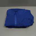 OCEANLUX Women's Lounge Tracksuit Set Two Piece Full Zip Up Short Sleeve Jacket & Drawstring pants Outfits Dark Blue Large