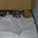 Rain Shower Head with Handheld, 11.8 Inch High Pressure Handheld Shower with Multi Spray Modes, Holder and Rainfall Combo 11'' Extension Arm, Chrome, Bathroom Decor