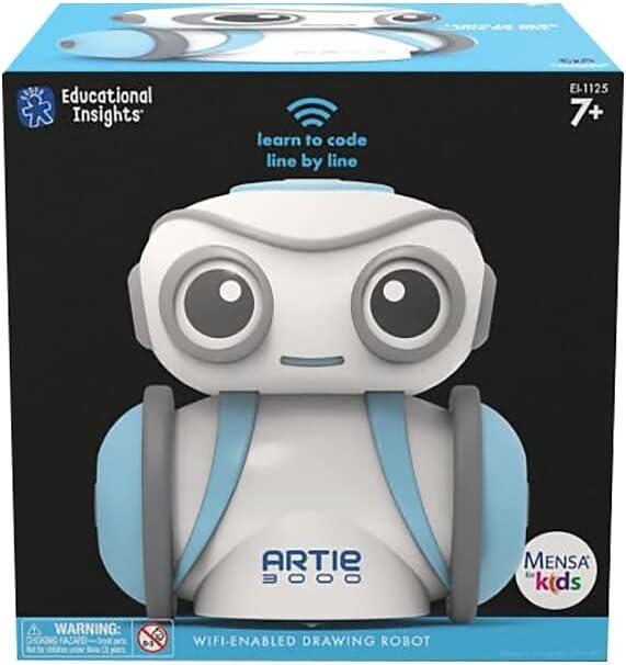 Educational Insights Artie 3000 The Coding Robot: Drawing STEM Robot Toys For Kids Boys And Girls, Classroom Must Haves, Ages 7+
