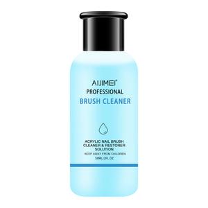 AIJIMEI Acrylic Nail Brush Cleaner Acrylic Brush Cleaner Liquid Acrylic Paint Brush Cleaner Nails Artist Acrylic Brush Cleaner 58ml 2.1 FL.OZ
