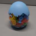 50 Pieces Suction Bath Toys for Kids Age 3+, Baby Silicone Ocean Animal Sucker Toys with Dinosaur Eggshell, Sensory Travel Window Toys for Toddlers, Stress Release Gifts for Boys Girls Ages 4-8