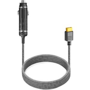 TAIFU 12V/24V XT60 Car Charger Cable for Anker SOLIX C200/C300/C800/C800 Plus/C1000/F1200 /F1500/F2000/F2600/F3800, Westinghouse iGen1000s Portable Power Station,ALLPOWERS R600/S2000 Solar Generator