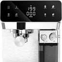 MAttinata CM1833L Automatic Cappuccino Machine, 20 Bar Espresso Machine, Coffee Maker with Dual Boiler & Self-Cleaning Milk Frother, Touch Screen Latte Machine, Stainless Steel for Kitchen, Silver