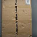 Art3d 2-Pack Acoustic Wood Slat Wall Panels for Interior Decor, 3D Fluted Sound Absorbing Wood Paneling for Accent Wall Ceiling Kitchen Living Room Bedroom Office, 47.2 x 23.6 inch Teak