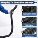 4" ID x 11' Length Car Exhaust Hose for Garage