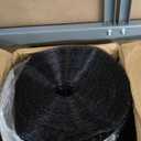 POTNET Black PVC Vinyl Coated Wire Mesh Hardware Cloth 1/2 inch 48 x 100 ft 19 Gauge, Double-Layer Rust-Proof Design, Easy to Bend and Durable, Chicken Wire Mesh Tree Guard Rodent Wire