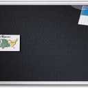 Quartet Prestige Black Embossed Foam Bulletin Board