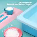CUTE STONE Color Changing Kitchen Sink Toys, Children Electric Dishwasher Playing Toy with Running Water, Upgraded Faucet, Automatic Water Cycle System Play House Pretend Role Play Toys for Boys Girls