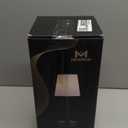 Cordless Rechargeable LED Table Lamp with Dimmer,Black Portables Desk Lamp,Small Bedside Lamp,Battery Operated Lamp for Patio Balcony Corner Camping Bar RV