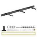 1pc Floating Shelf Hardware Heavy Duty Hidden Shelf Brackets Support,Wall Mounting Invisible Floating Shelves Bracket with Jig (34" x 8" x 1.5" with Tools)