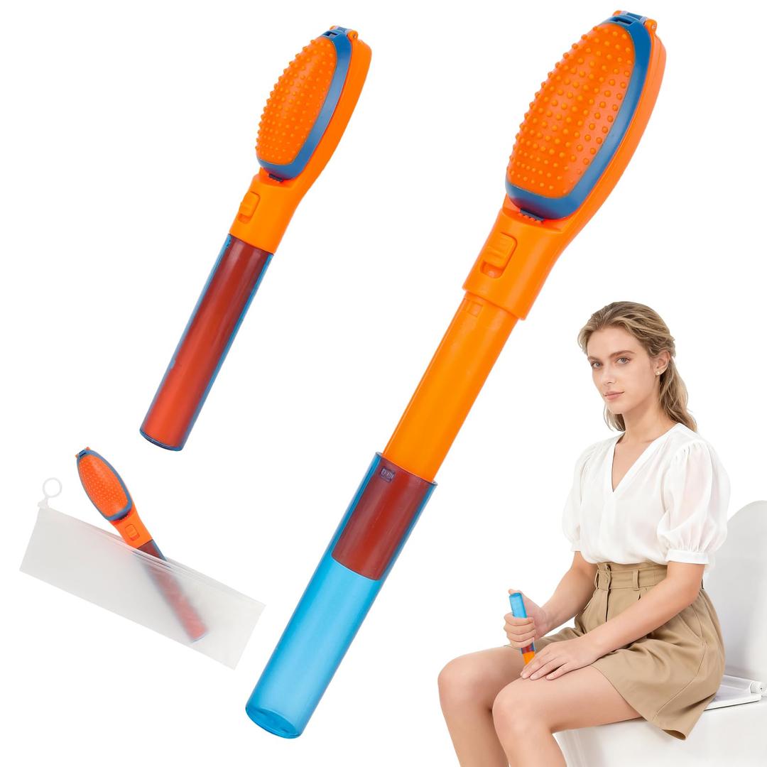 1Pack Toilet Aids Wiping Adjustable Distance, Bottom Buddy Wiping Aid, Self Wipe Assist Toilet Aids Wand for Fat People, Limited Mobility, Elderly, Pregnanc Bathroom