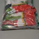 Horaldaily Christmas Tablecloth 60104 Inch, Poinsettia Golden Ribbon Washable Table Cover for Party Picnic Dinner Decor (Red)