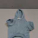 QWEENIE Basic Dog & Cat Hoodie, Warm Jacket - Small/Medium, Cadet Blue