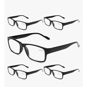 Gaoye Professional Reading Glasses for All Day - Computer Readers with Blue Light Protection - Value Pack
