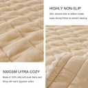 Couch Covers for Pets Washable Sofa Covers for Dogs Cats Anti-Slip Sofa SlipCover for 3-4 Cushion Couches Pet-Friendly Furniture Protector Covers for Living Room (27.6" x 71", Beige)