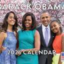 Barack Obama Calendar 2026 Monthly Wall Calender 12 Month | American Made In The USA