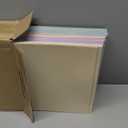 SUNEE Folders with Pockets 3 Hole Punched (50 Pack, Pastel Colors), 2 Pocket Folders Fit Letter Size Paper, Paper File Folder for School Office Home Business