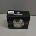 ManbaOne Interactive Screen Wireless Gaming Controller for PC/Switch/Switch 2/iOS/Android,Hall Effect Stick & Trigger,RGB Lighting,Remappable Buttons,1800mAh with Charging Dock (White)