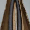 1PCS Trampoline Curved Pole, Universal Trampoline Replacement Enclosure Pole to Fit 8-16FT Curved Pole Trampoline Frame, Includes Foam Sleeve and Hardware with 2 Installation Options