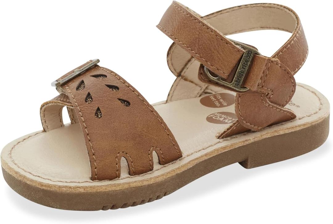 Stride Rite 360 Women's Colette Sandal Flat (10, Tan)