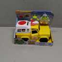 Fisher-Price Imaginext Disney and Pixar Toy Story Pizza Planet Truck with 3-inch Buzz Lightyear & Alien Friend Action Figures, Toy Vehicle & Pizza Projectile Accessories