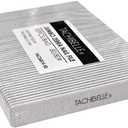 Tachibelle 50 Pcs Premium Japan Abrasive Jumbo File Washable Zebra File Nail Art Sanding Nail Files (Jumbo 80/80 Coarse)