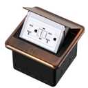 KYHSHJ Pop Up Floor Electrical Outlet with 20 Amp Stainless Steel GFCI Tamper Receptacle Outlet, Corrosive Resistant HardwareETL Listed (Bronze)