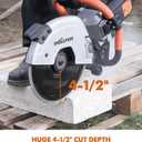 Evolution Power Tools R300DCT 12 inch Concrete Saw (Aka Circular Saw, Angle Grinder, Chop / Cut Off Saw, Demo Saw, Disc / Power Cutter) Electric Motor, No Gas - 4-1/2" Cut - Incl Diamond Masonry Blade