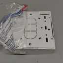 Leviton Surface Mount Backbox, Dual Gang, 1.89", 42777-2WA, White