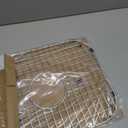 Serene Valley Sink Grid 18-1/8" L x 13-3/8" W, Centered Drain with Corner Radius 3-1/2", NDG1813C, Medium