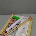 Kids Art Easel, Tabletop Easel for Kids,Wooden Double Sided Kids Easel with Magnetic Whiteboard,Chalkboard and Paper Roll,Great for Girls Boys Ages 3 4 5 Gift