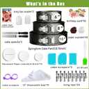 168pcs Cake Pan Sets for Baking + Cake Decorating Supplies: 3 Non-Stick Springform Pans Set (6, 8, 10 inches), Icing Tips Multi-functional Leak-Proof CheeseCake Pan