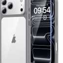 TAURI for iPhone 17 Pro Max Case, Full Camera Protection with Screen Protector, Anti-Yellowing Military-Grade Protection Shockproof Slim Phone Case for iPhone 17 ProMax, Grey