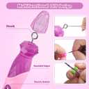 Hair Braiding Machine DIY Hair Salon Toys for Girls with Braider, Beads & Accessories, Kids Hair Styling Tool Toy Set for Girls 3 4 5-12 Years Old (Purple)