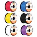 Iron Forge Cable 600 ft 18 Gauge Primary Automotive Wire 6 Colors - 6 Roll Assortment Pack - 100 Ft of Copper Clad Aluminum Wire per Roll - for Home or Automotive