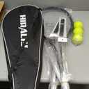 HIRALIY Tennis Rackets 2 Pack for Adults Beginners - 27 Inch Lightweight Aluminum Tennis Racquet Set with 3 Balls & Carry Bag - Vibration Dampening & Large Sweet Spot for Men Women Couples