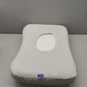 C CUSHION LAB Deep Sleep Pillow, Patented Ergonomic Contour Design for Side & Back Sleepers, Orthopedic Cervical Shape Gently Cradles Head & Provides Neck Support & Shoulder Pain Relief - Calm Grey