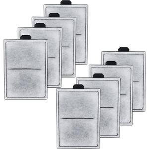 HiTauing 8 Packs PF-L Carbon Cartridge for PF20, PF30, PF40 and PF75 Power Filters