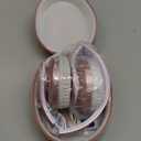 ZIHNIC Bluetooth Headphones Over-Ear, Foldable Wireless and Wired Stereo Headset Micro SD/TF, FM for Cell Phone,PC,Soft Earmuffs &Light Weight for Prolonged Wearing(Rose Gold)