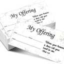 Eaasty 200 Pieces Church Offering Envelopes My Offering Bill Size Envelope Church Tithe Envelopes for Donations, Religious Occasions (Offering Style)