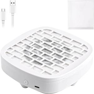 Portable Travel Nail Dust Collector, Compact Vacuum Fan Dust Collector for Beginner with Filter, Powerful Dust Suction Machine Manicure Pedicure Tool for Acrylic Nail Polishing, Salon & Home