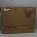 PAWLAND Wooden Freestanding Foldable Pet Gate for Dogs, 24 inch 3 Panels Step Over Fence, Dog Gate for The House, Doorway, Stairs, Extra Wide (White, 24" Height-3 Panels)