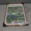 Framed Van Gogh Wall Art, Garden with Flowers at Arles 1888 Canvas Print, Vintage Landscape Floral Painting for Living Room Bedroom Dining Room Office Wall Decor, 12x16 Inch