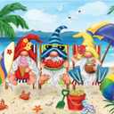 Bits and Pieces -Jigsaw Puzzle for Adults - Summer Gnomes Jigsaw Puzzle, Fun Puzzles for Adults - Perfect Summer Activity (300 Piece Puzzle)