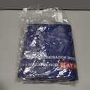 Mahjong Mat - 31.5x31.5 Inch Mahjong Mat for Table, Non-Slip Noise Reduction Mahjong Table Mat for Poker, Dominoes, Board Games & Card Games (Dark Blue)