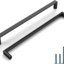 10 Pack 7.5 Inch(192mm) Kitchen Cabinet Handles Matte Black Cabinet Pulls Kitchen Cabinet Hardware Drawer Pulls for Cupboard Wardrobe